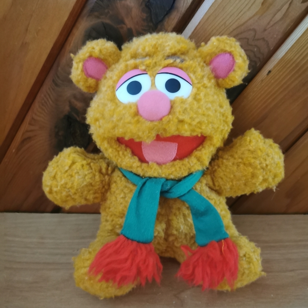 Vintage Muppet Baby Fozzie Bear Plush